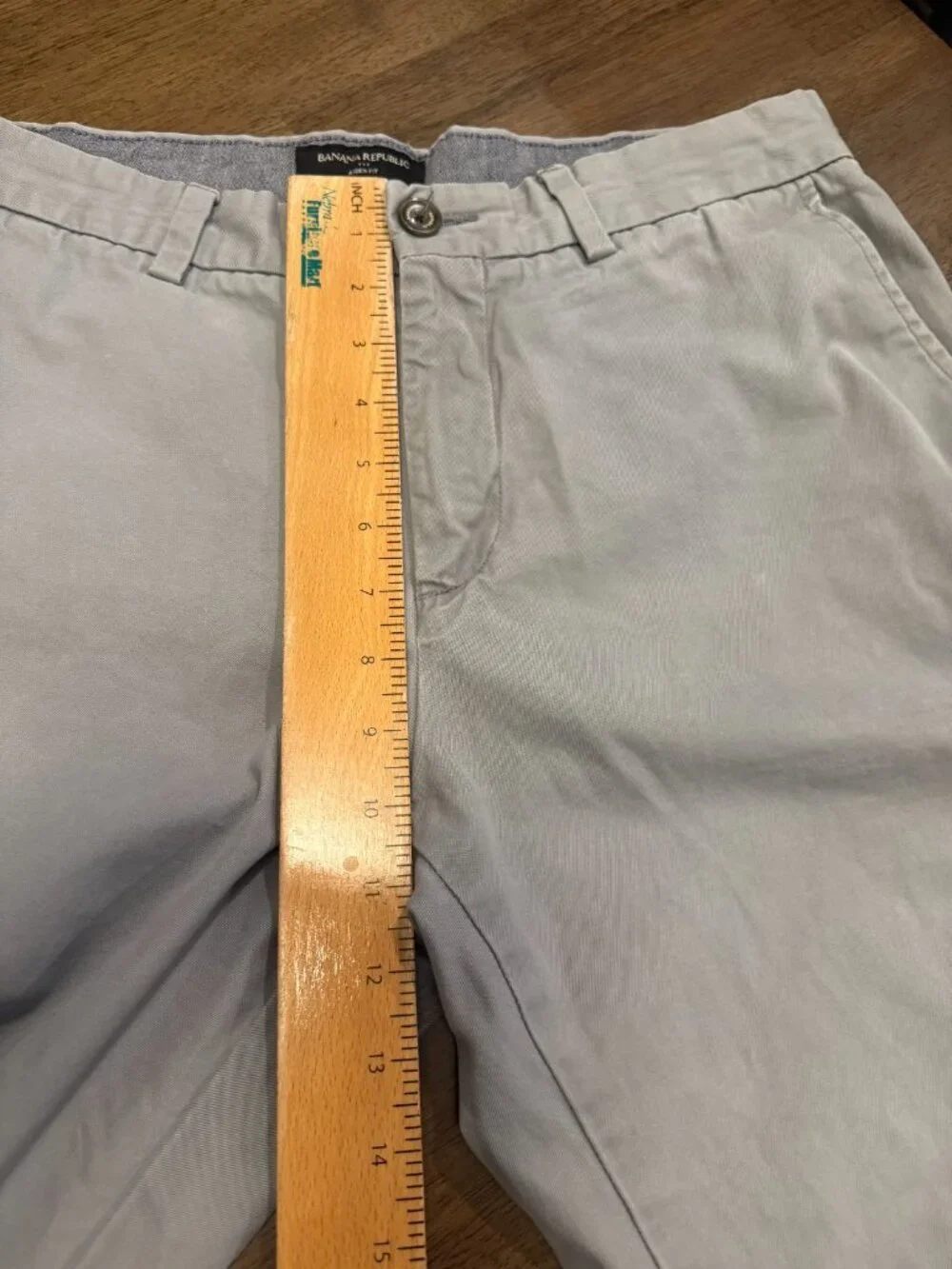 Banana Republic Gray Aiden Slim Fit Chino Pants Men's Sz 33x34